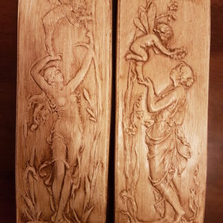 2 Architectural Fairy Nympths Wall Plaques WP36