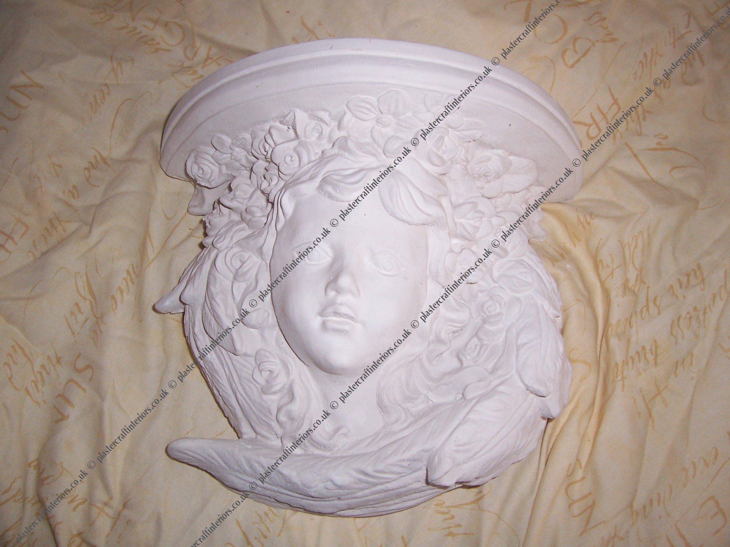 1 Architectural Ornate Plaster Corbel Bracket Shelf Wall Decor Plaque Swagg Tail