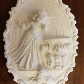 Snow White & Dwarfs Decorative Ornate Plaster Wall Hanging Plaque Moulding New 