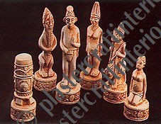 MOULDS ONLY Make Your Own Chess Sets With These 9 x Victorian Chess set latex moulds